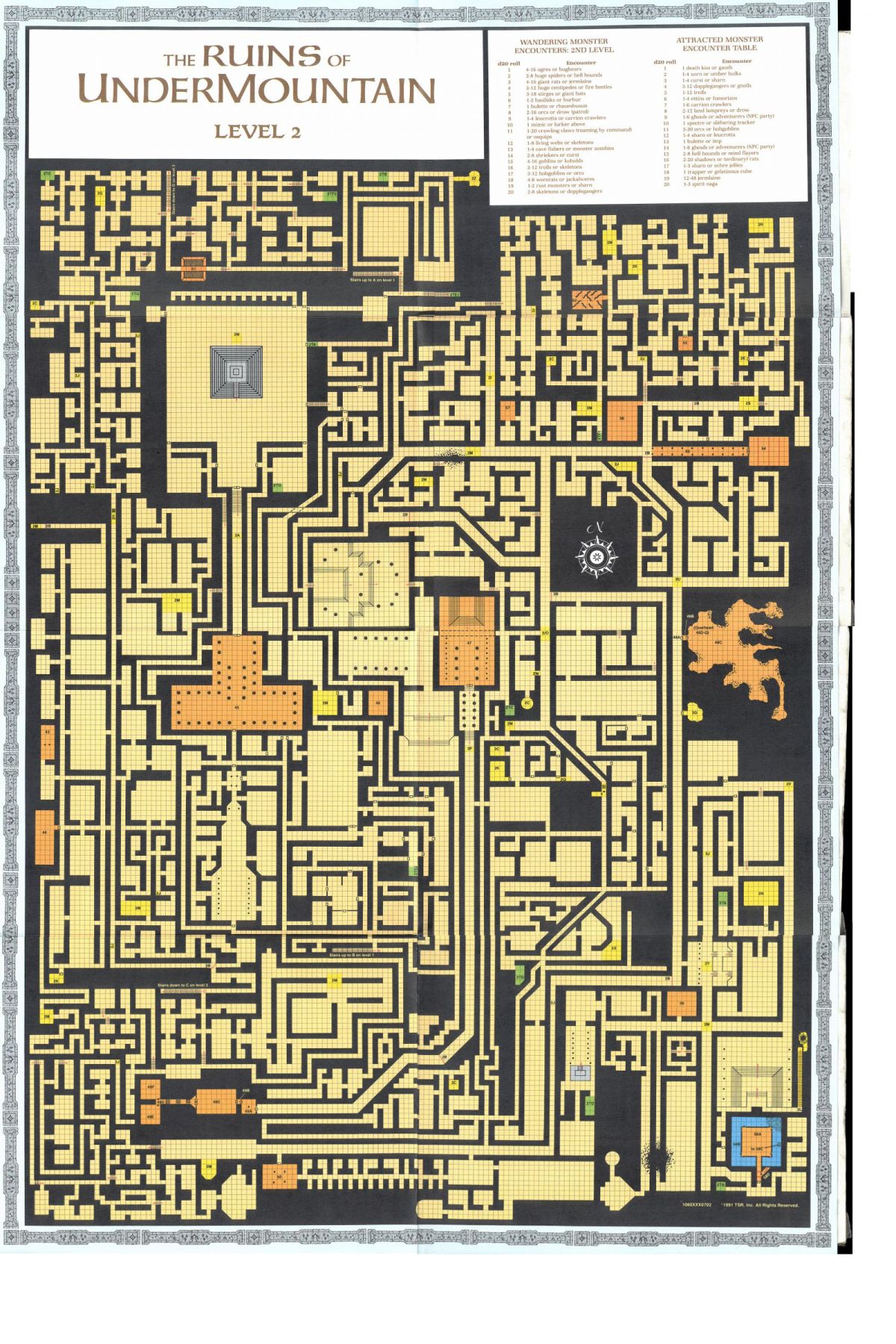 The Ruins Of Undermountain Map Storeroom Level - Forgotten Realms Semantic Wiki